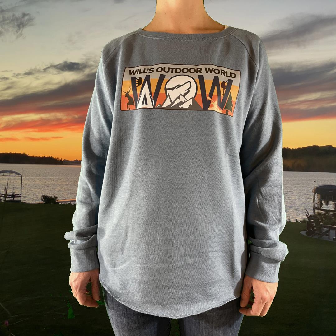 Women's California Wave Wash Crewneck Sweatshirt