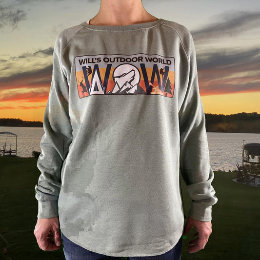 Women's California Wave Wash Crewneck Sweatshirt